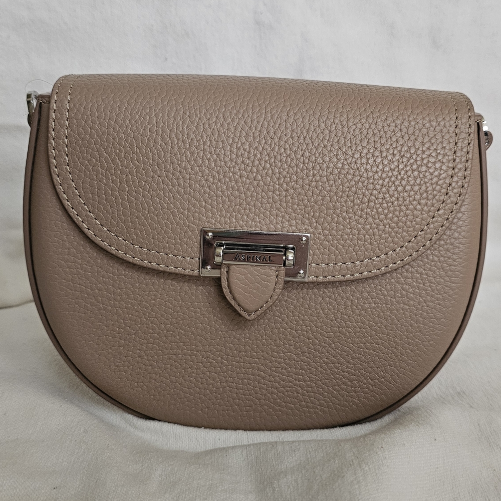 Aspinal of London Portobello Tan Leather Crossbody Bag NWT